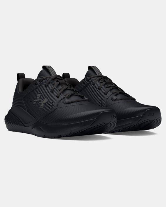 Men's UA Commit 4 Training Shoes, Black, pdpMainDesktop image number 3